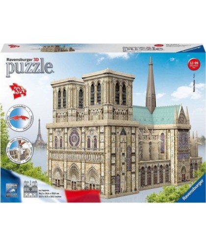 Ravensburger 3D Puzzle: Cathedrale Notre-Dame de Paris (324pcs)