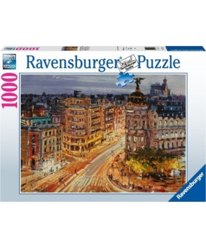 Ravensburger Puzzle: Gran Via, Madrid (1000pcs)