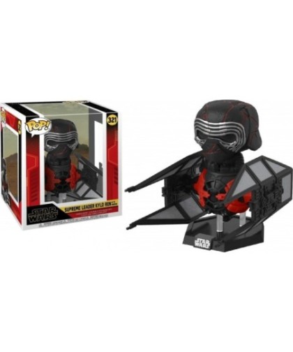 Funko Pop! Deluxe: Star Wars Ep 9 - Supreme Leader Kylo Ren In The Whisper 321 Bobble-Head Vinyl Figure