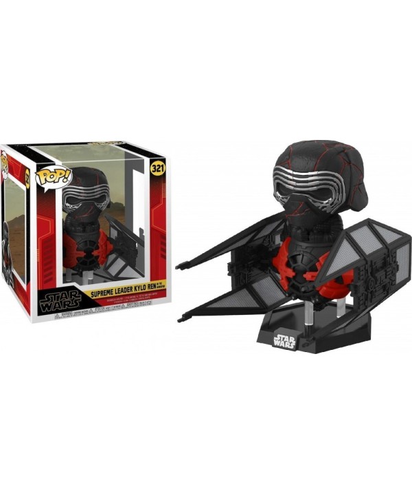 Funko Pop! Deluxe: Star Wars Ep 9 - Supreme Leader Kylo Ren In The Whisper 321 Bobble-Head Vinyl Figure