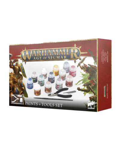 Warhammer Age of Sigmar Skaven Paints + Tools Set | Citadel
